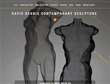 Tablet Screenshot of davidbegbie.com